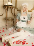 cosplay c78 longphoto 白发性感日本女佣(7)